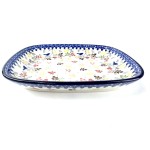 160 Bunzlau Rechthoekige schaal 3208X Valentijnsdag